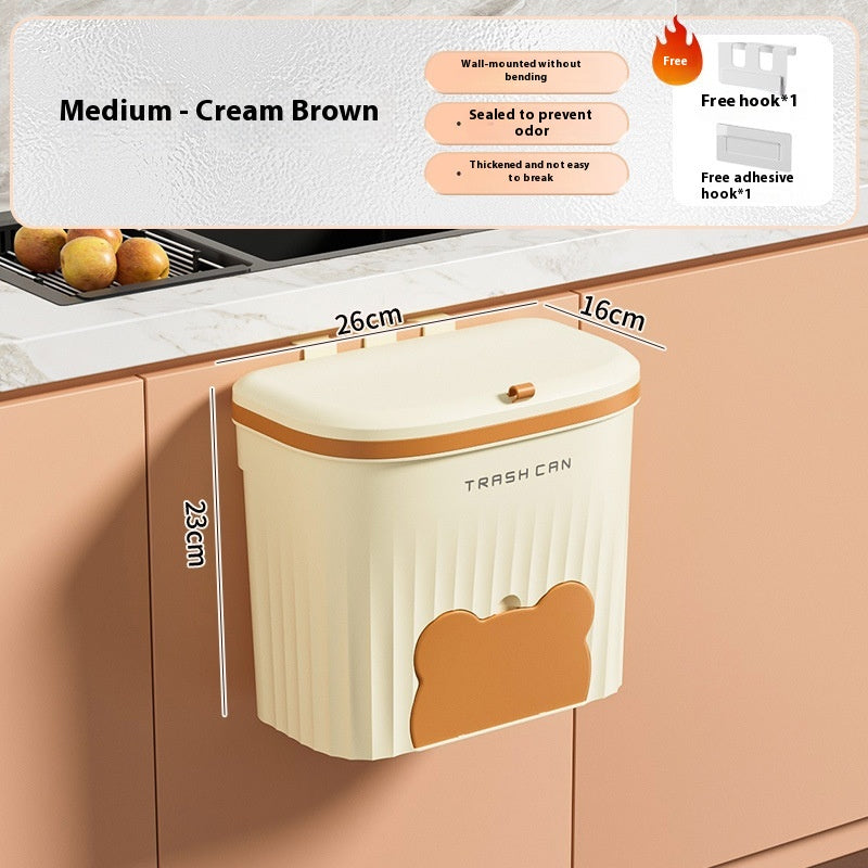 π₯ Wall-Mounted Trash Bin with Lid β¨