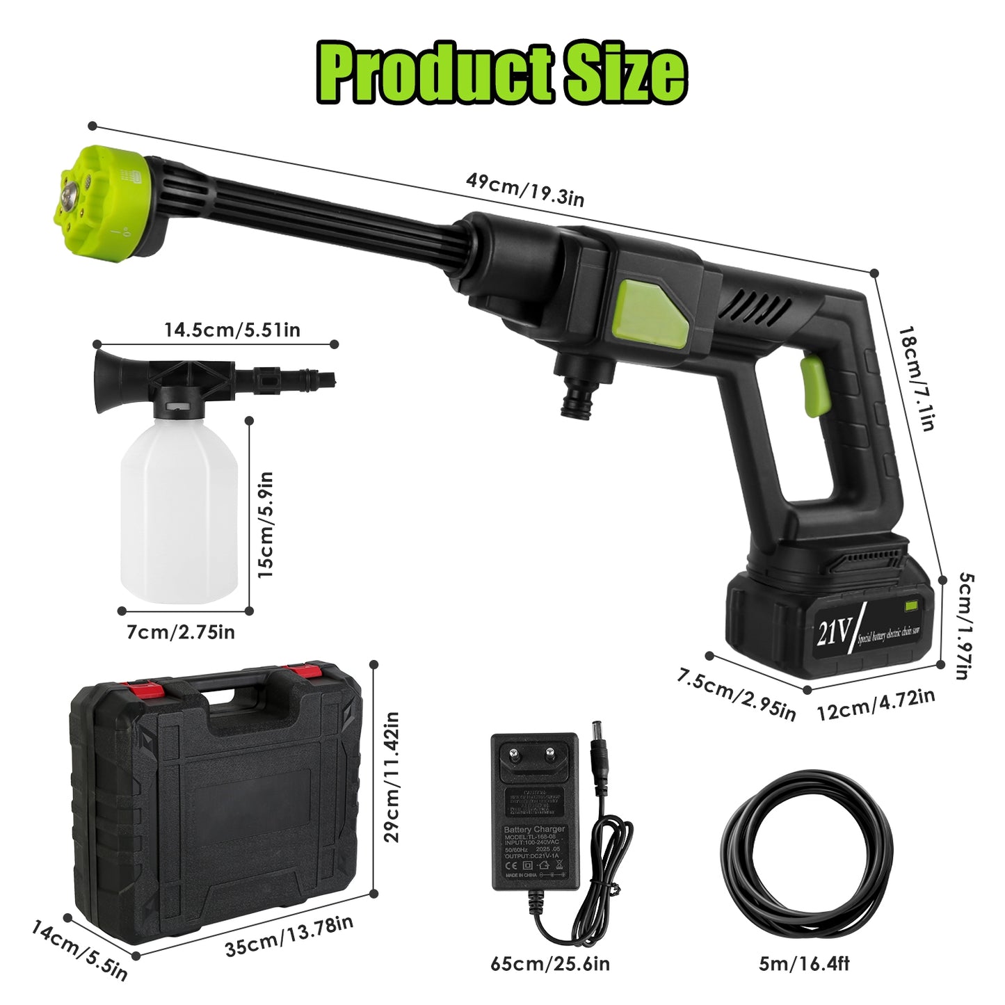 🔥 Rechargeable Cordless Pressure Washer ✨