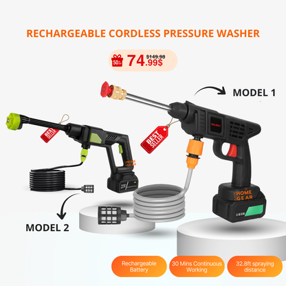 Cordless Rechargeable Pressure Washer