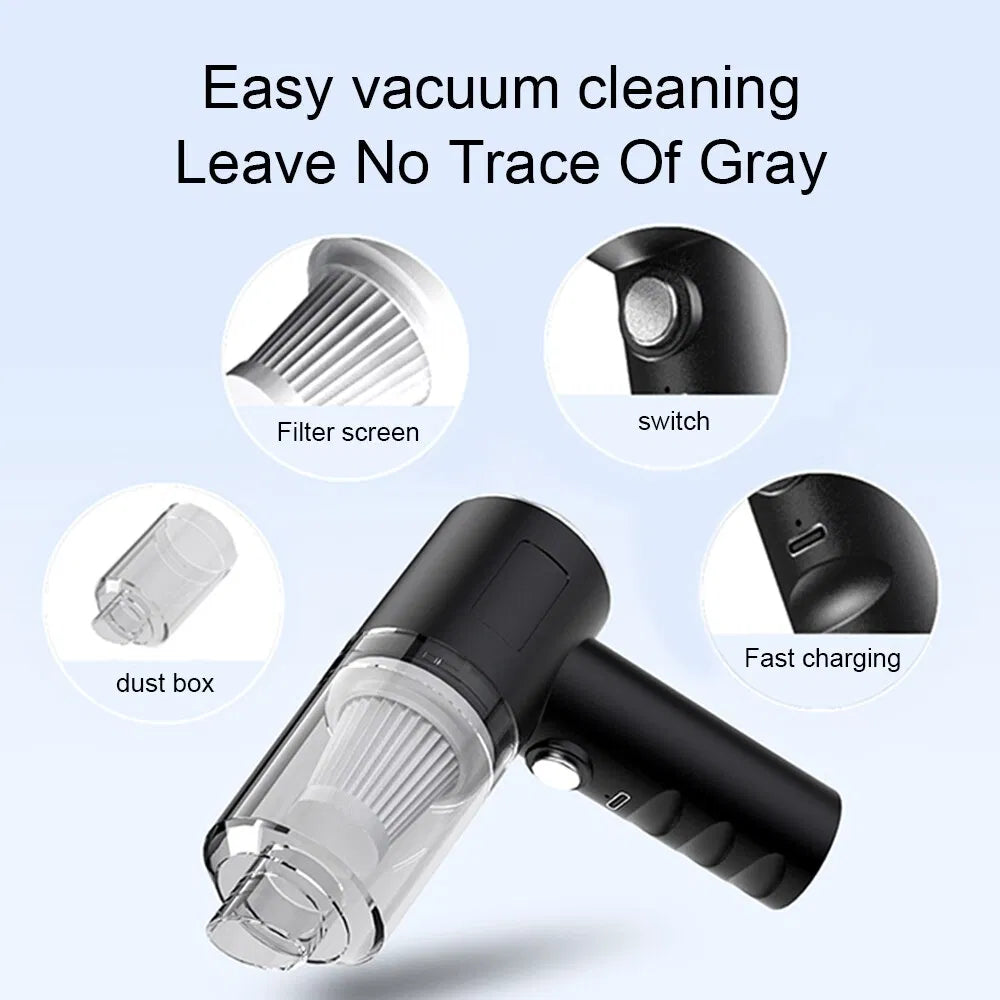 🔥 Portable Handheld Vacuum Cleaner ✨