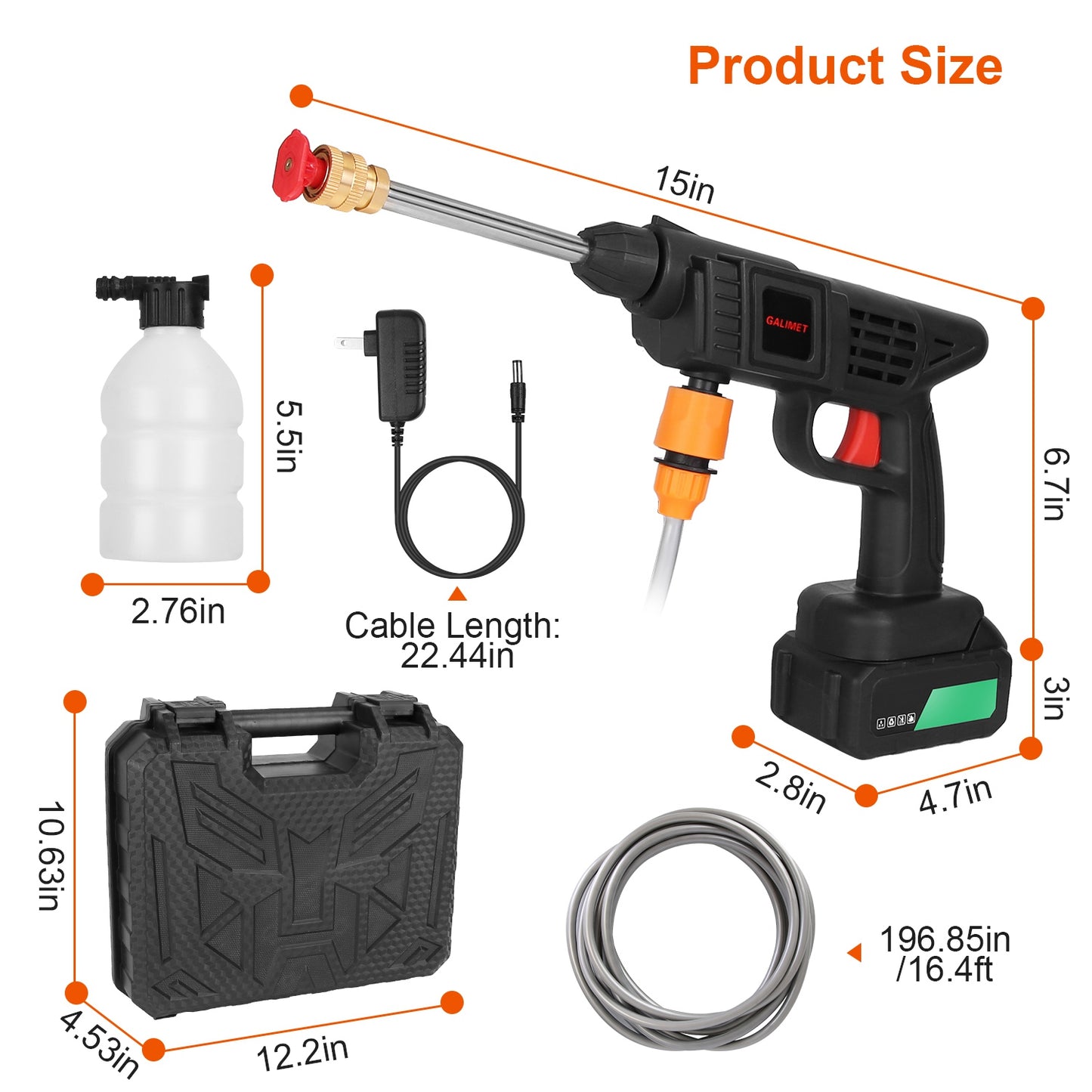 🔥 Rechargeable Cordless Pressure Washer ✨