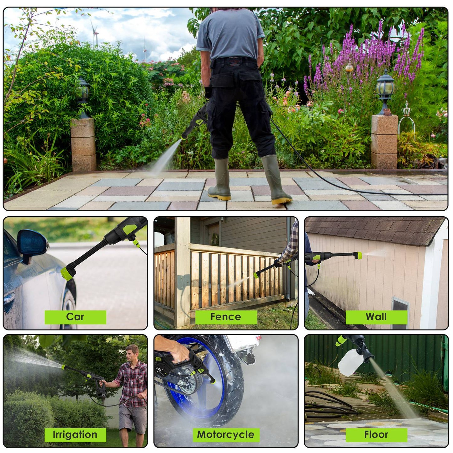 🔥 Rechargeable Cordless Pressure Washer ✨