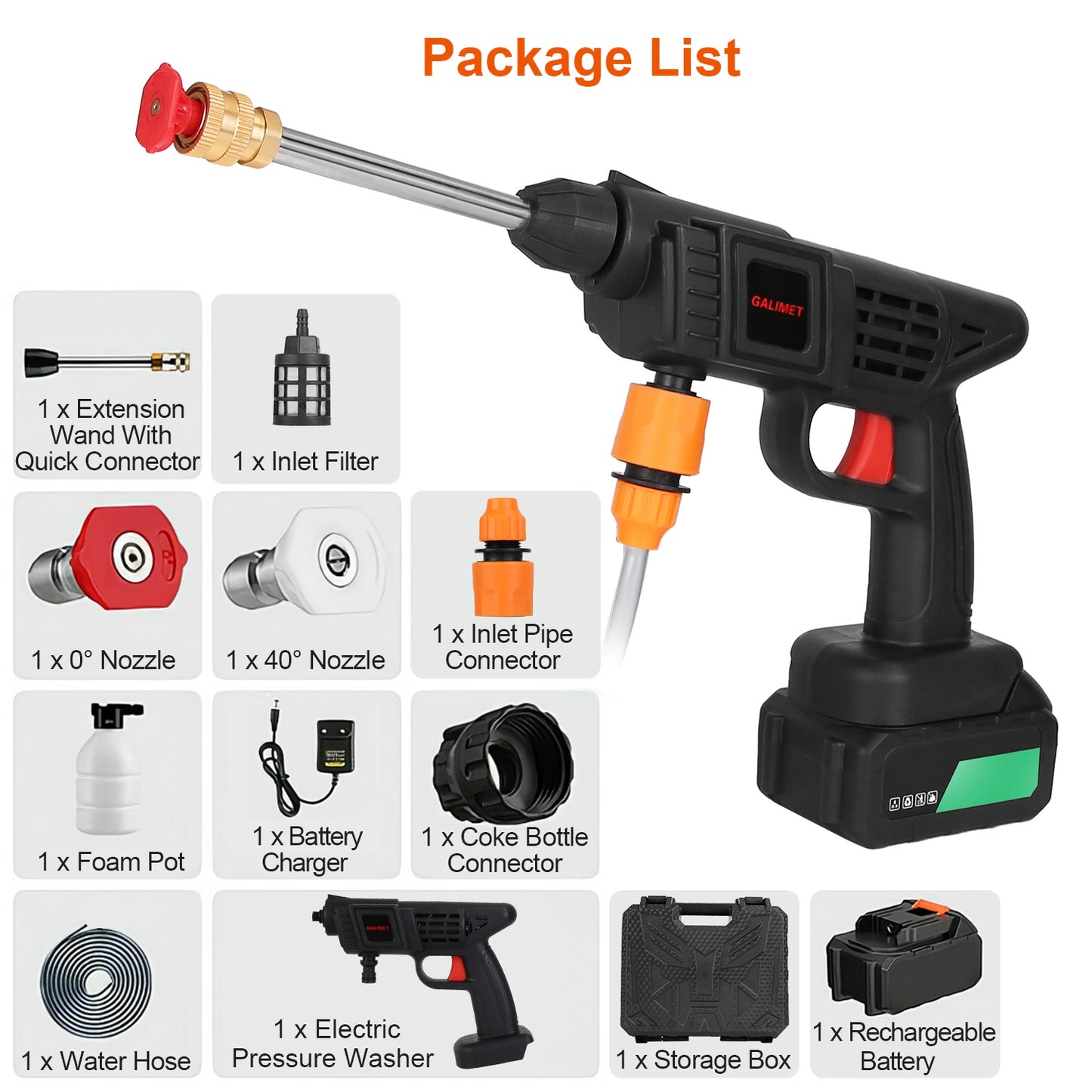 🔥 Rechargeable Cordless Pressure Washer ✨