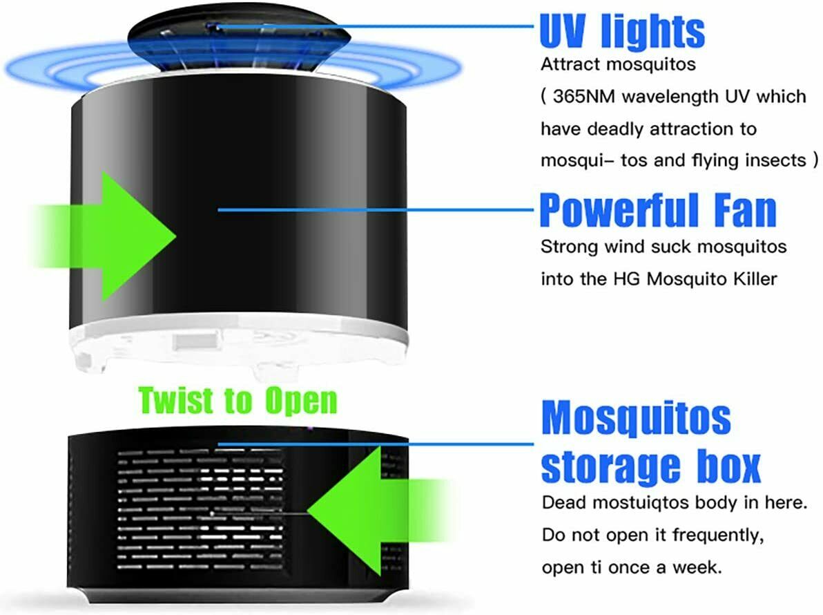 🔥 Smart LED Mosquito Killer Lamp ✨