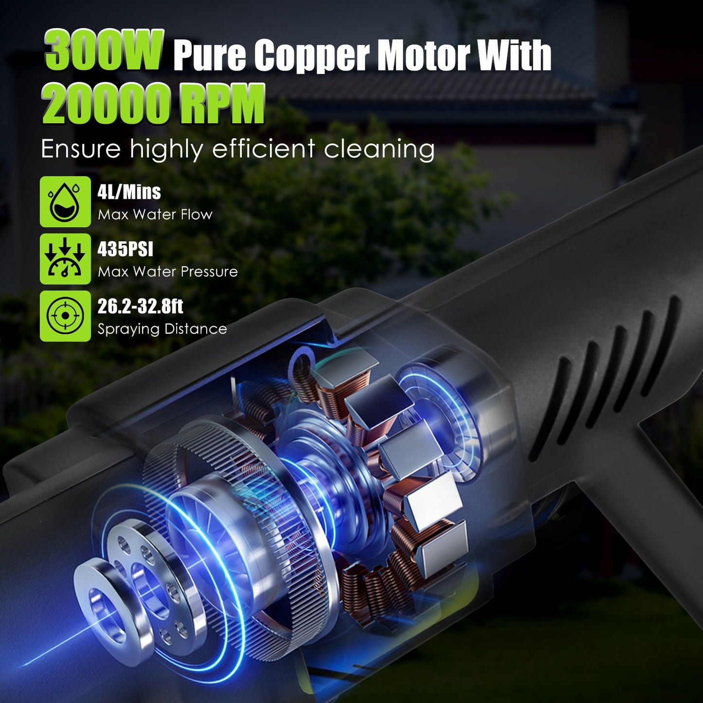 🔥 Rechargeable Cordless Pressure Washer ✨