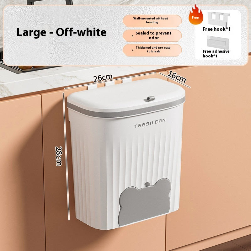 🔥 Wall-Mounted Trash Bin with Lid ✨