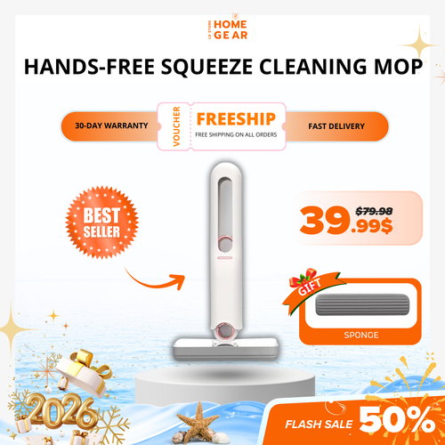 Hands-Free Squeeze Cleaning Mop