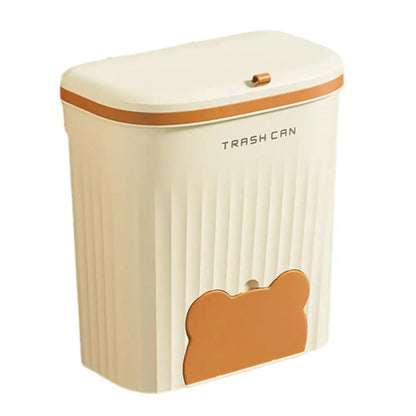 🔥 Wall-Mounted Trash Bin with Lid ✨