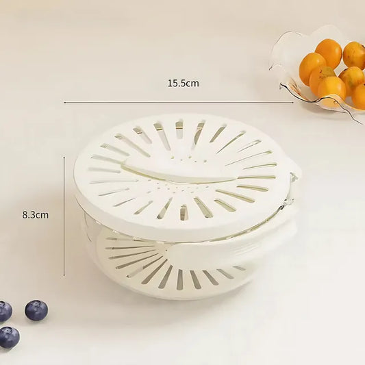 🔥 3-in-1 Fruit & Vegetable Drain Basket ✨